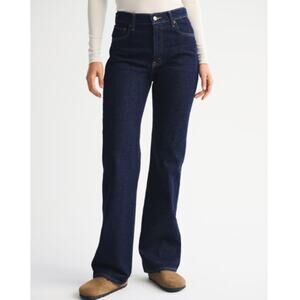 Abercrombie & Fitch The '90s Relaxed High Rise Jeans Dark Wash 27 4